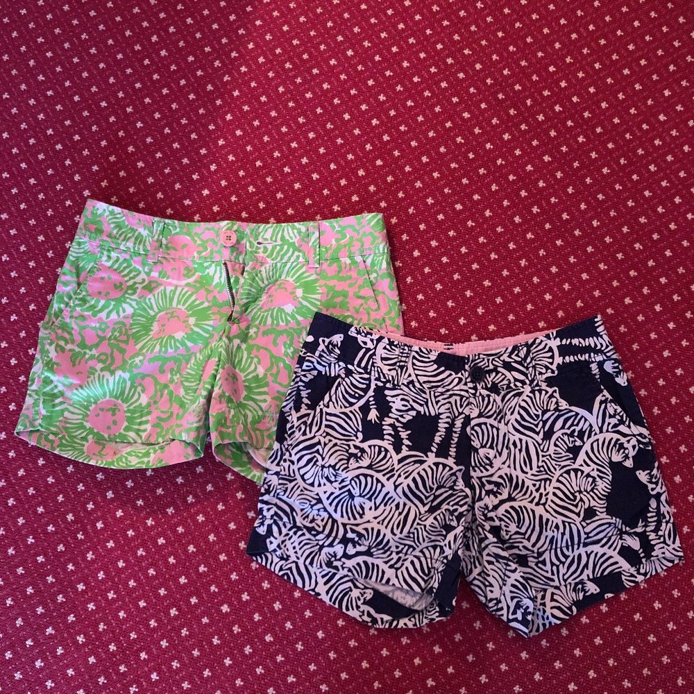 BUNDLE OF 2: Lily Pulizter Callahan Shorts (00)